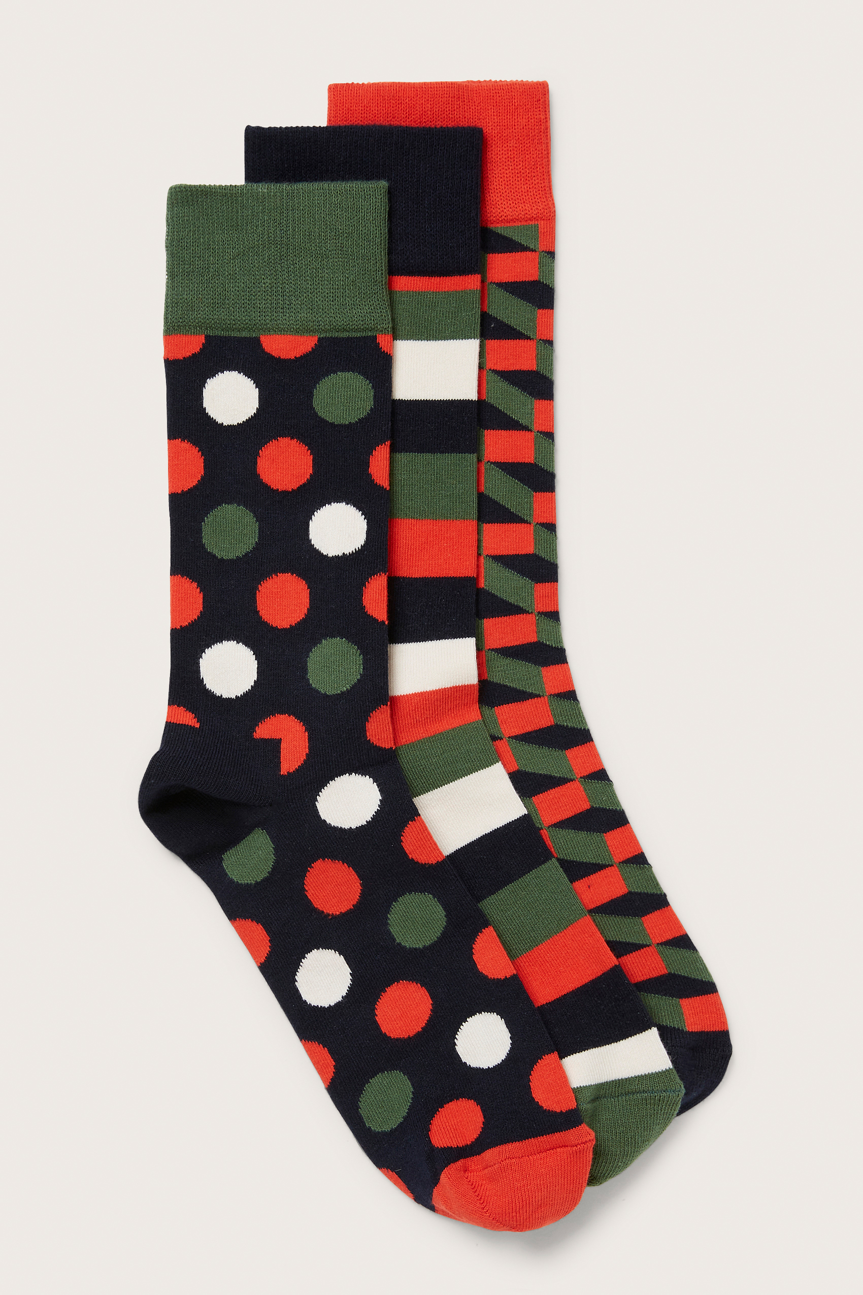 3-pack holiday socks