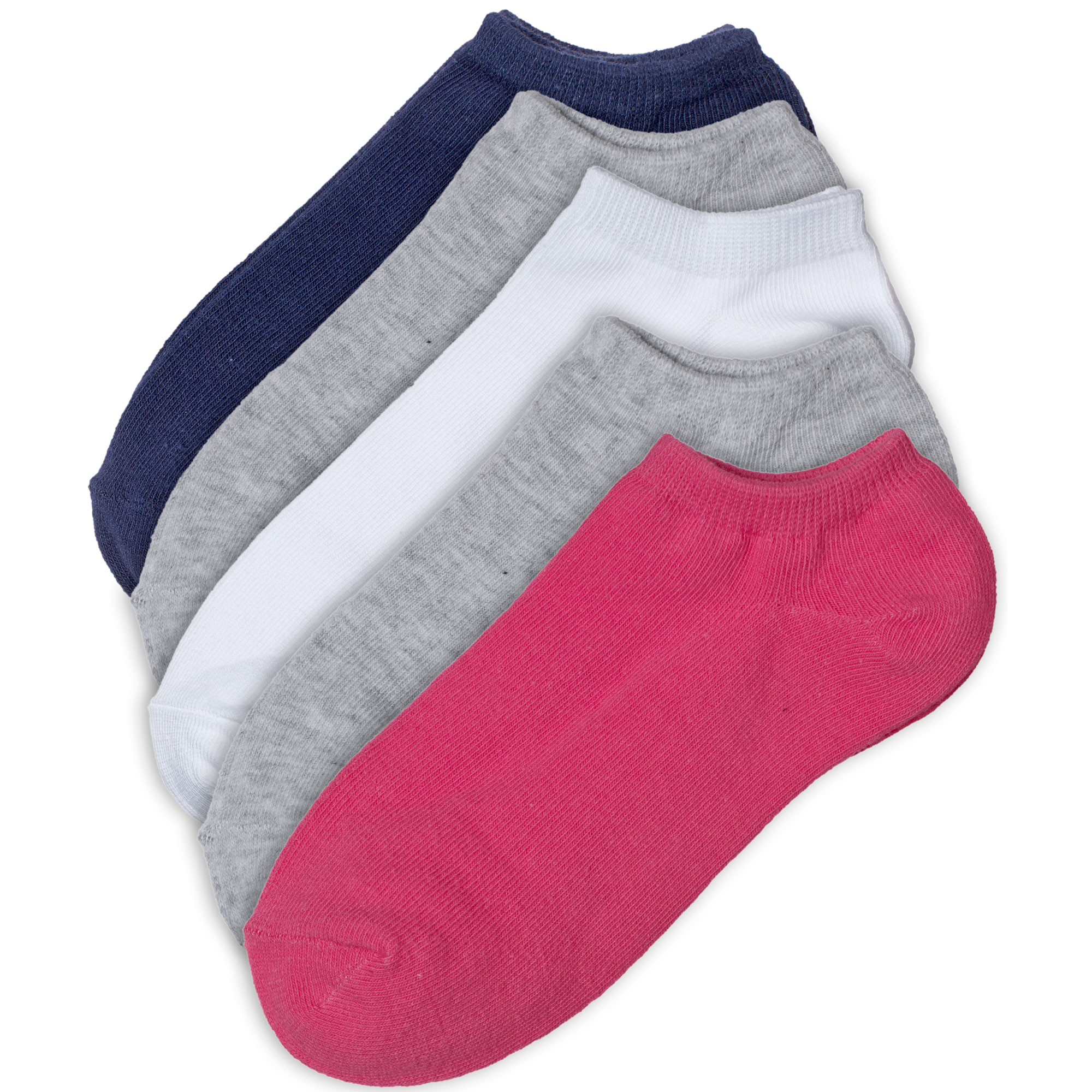 Ankelstrumpor Barn 5-pack Bomull - Pink