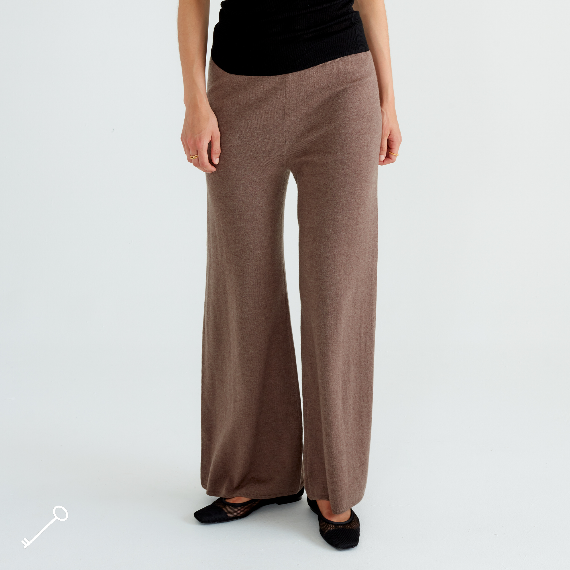 Loungewearbyxor Ull Merinoull - Brown