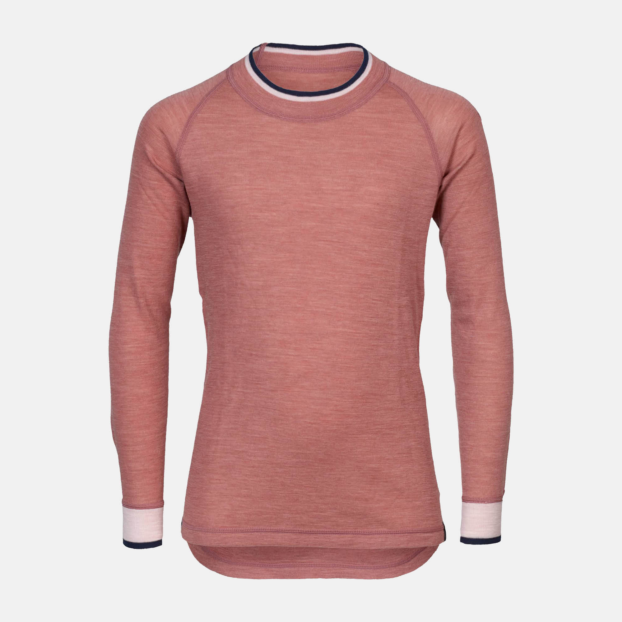 Ulltröja 9-14 år Merinoull - Pink