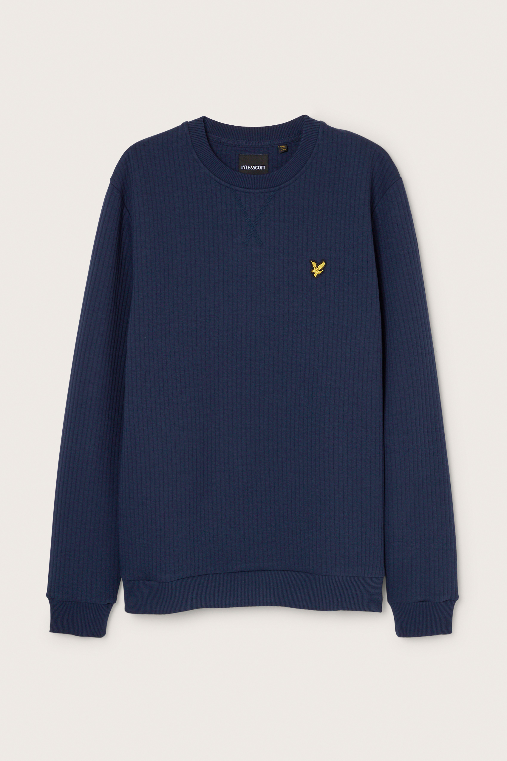Ribbed sweatshirt