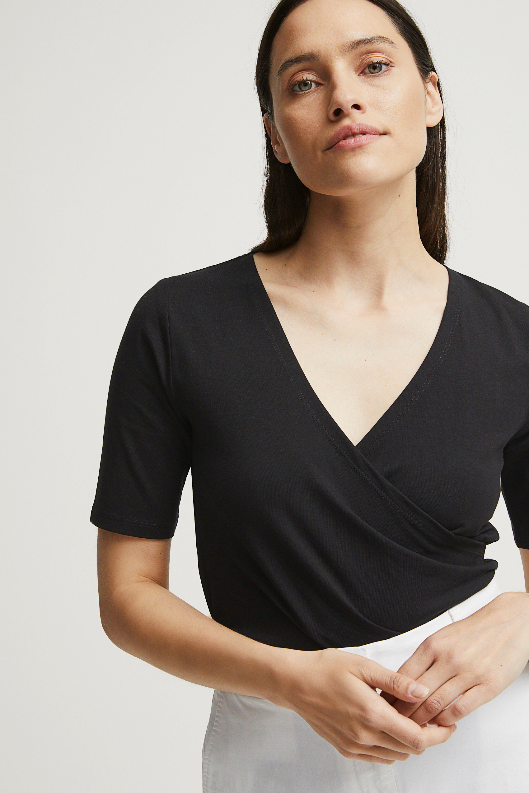 Lydia wrap top