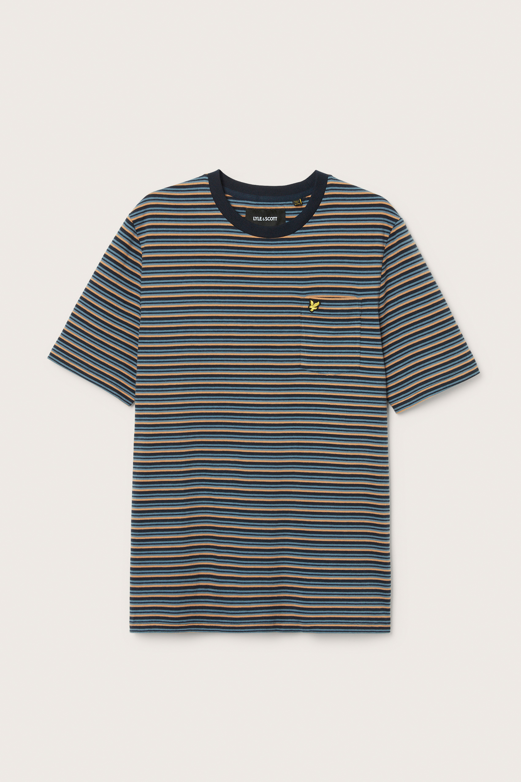Brushed stripe t-shi