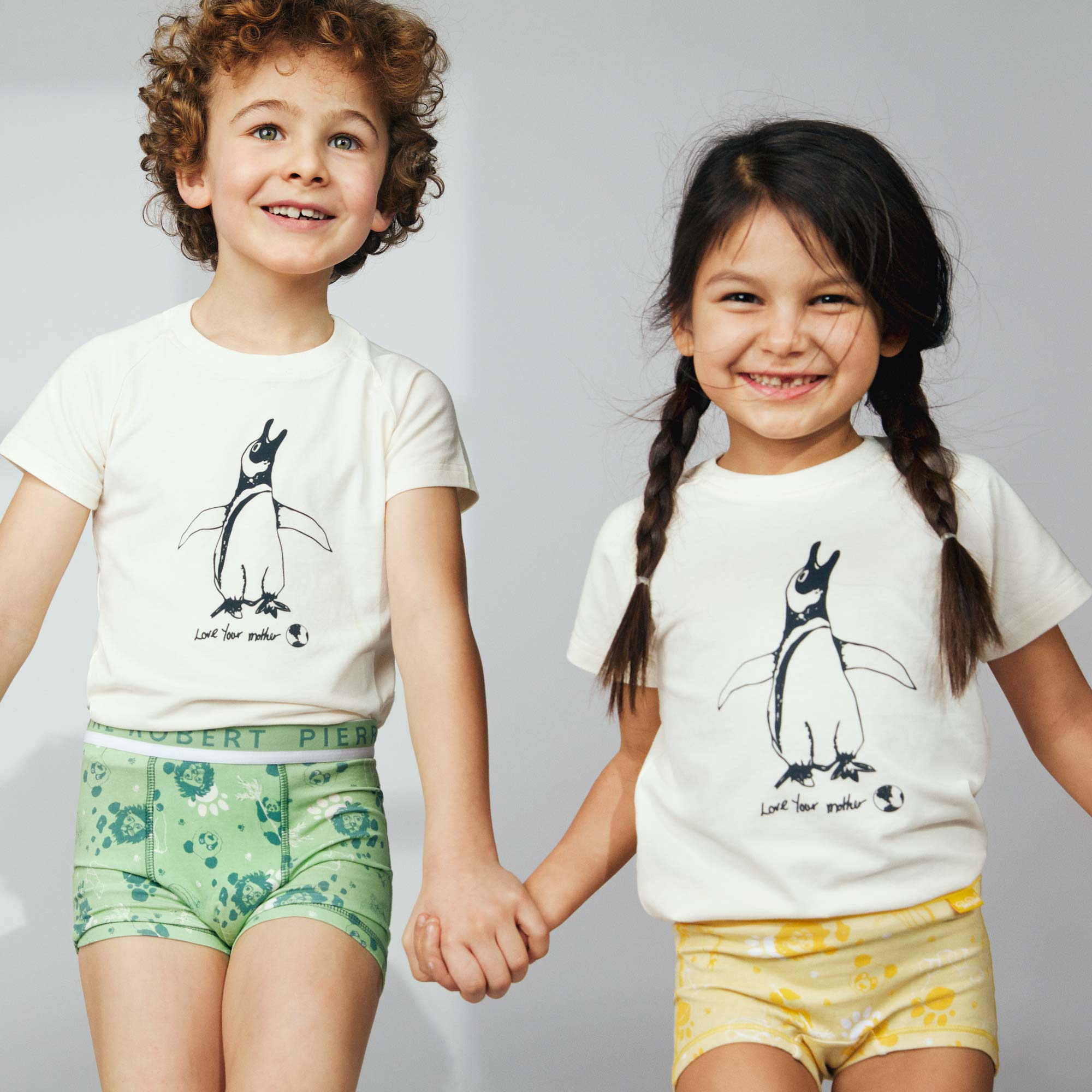 T-shirt till Barn i Ekologisk Bomull - White