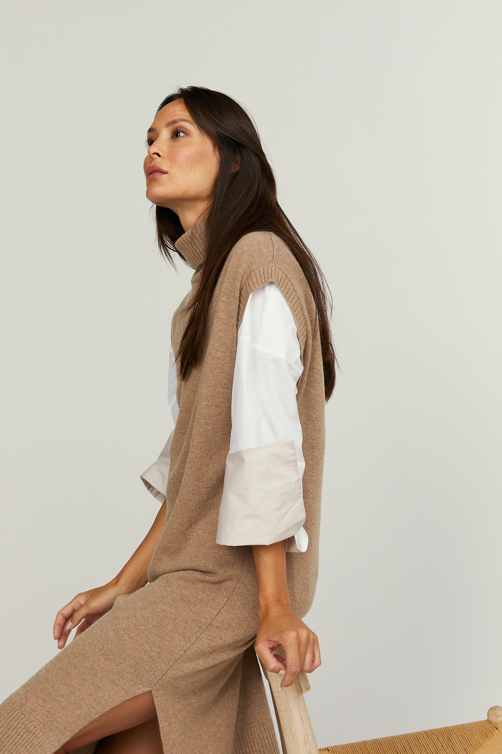 Hailey long vest