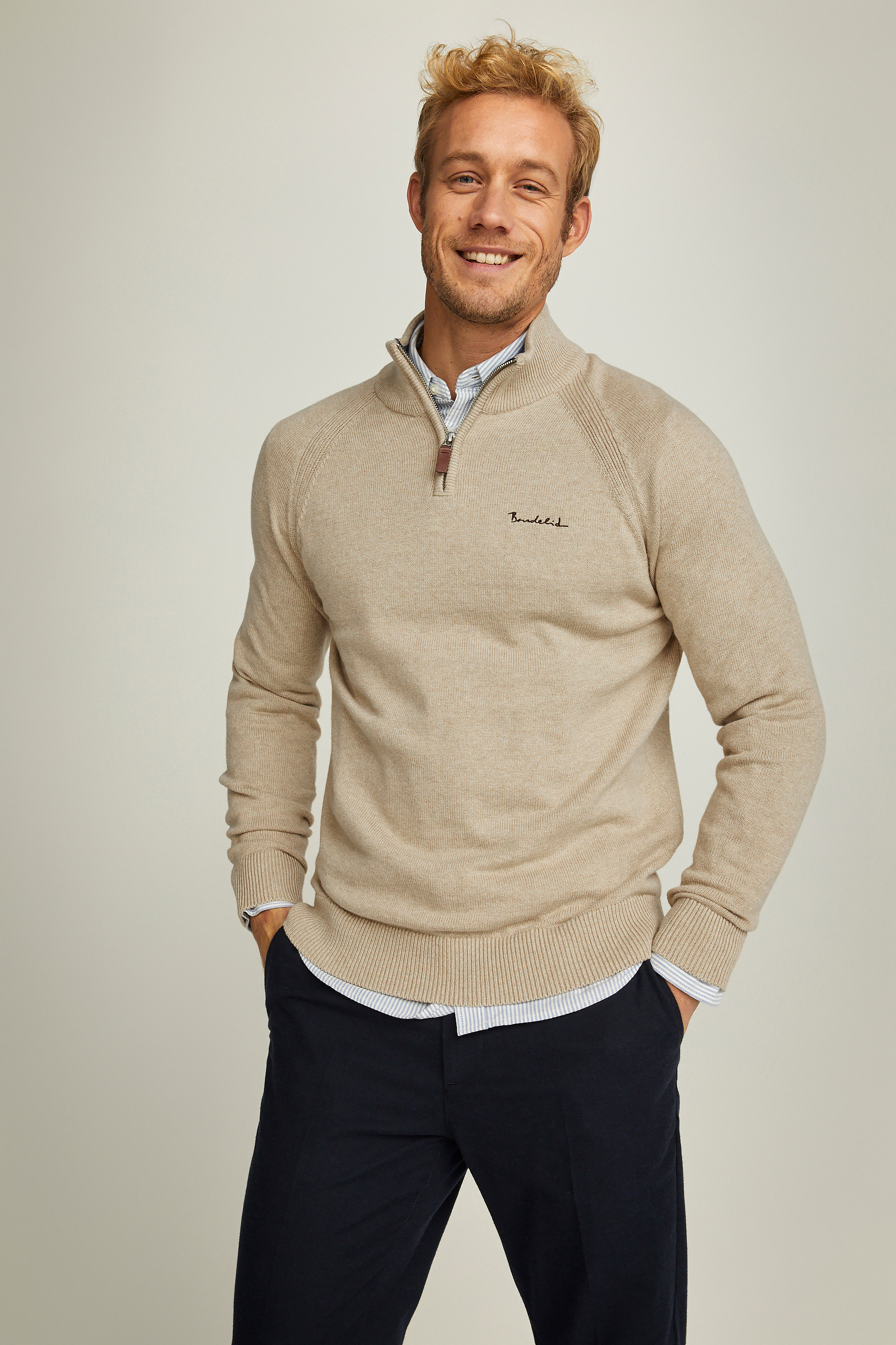 Christian half zip