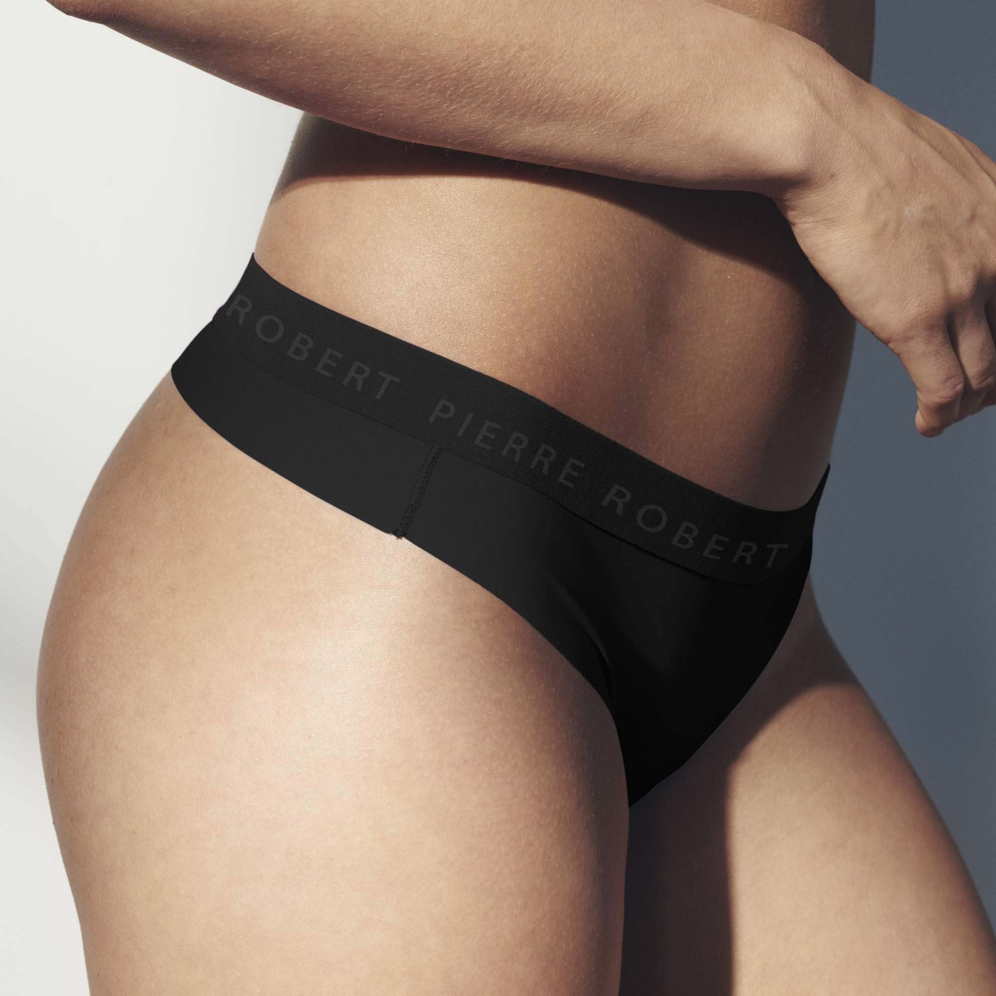 Stringtrosor Sport Invisible Mikrofiber - Black