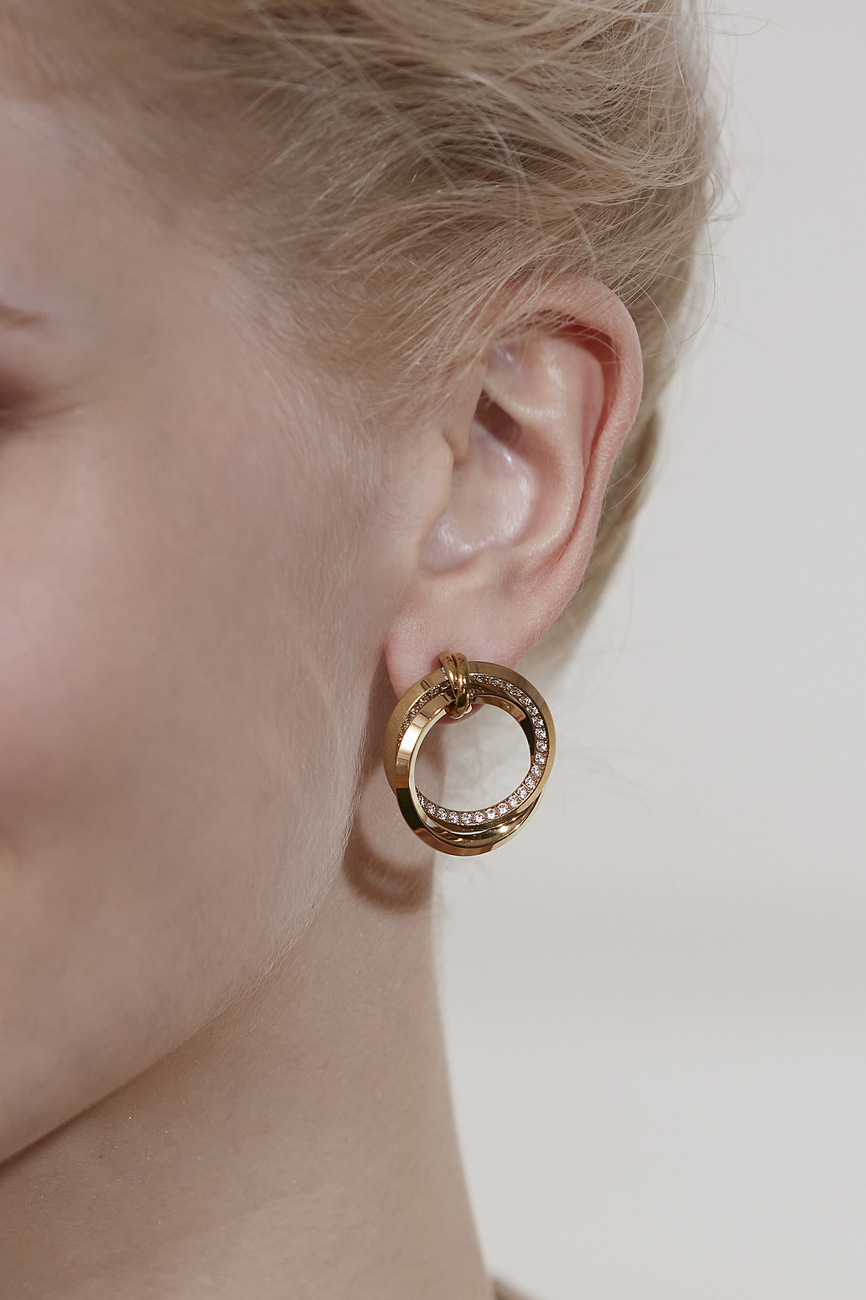 Zinnia duo earrings