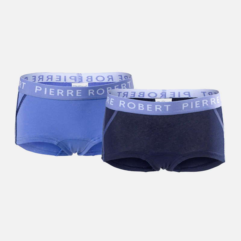 Trosor Hipster till Barn x2 Ekologisk bomull - Navy