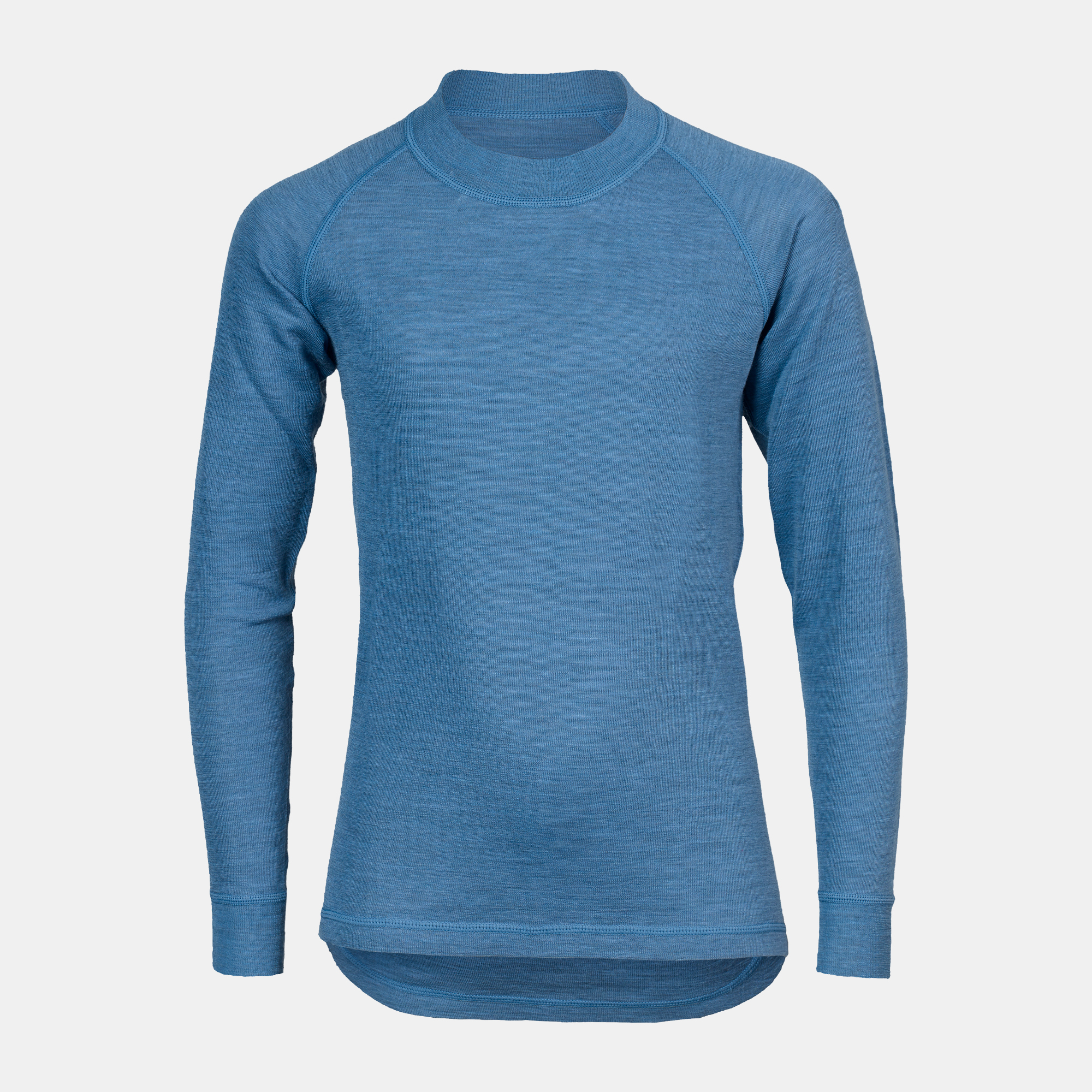 Ulltröja 9-14 år Merinoull - Blue
