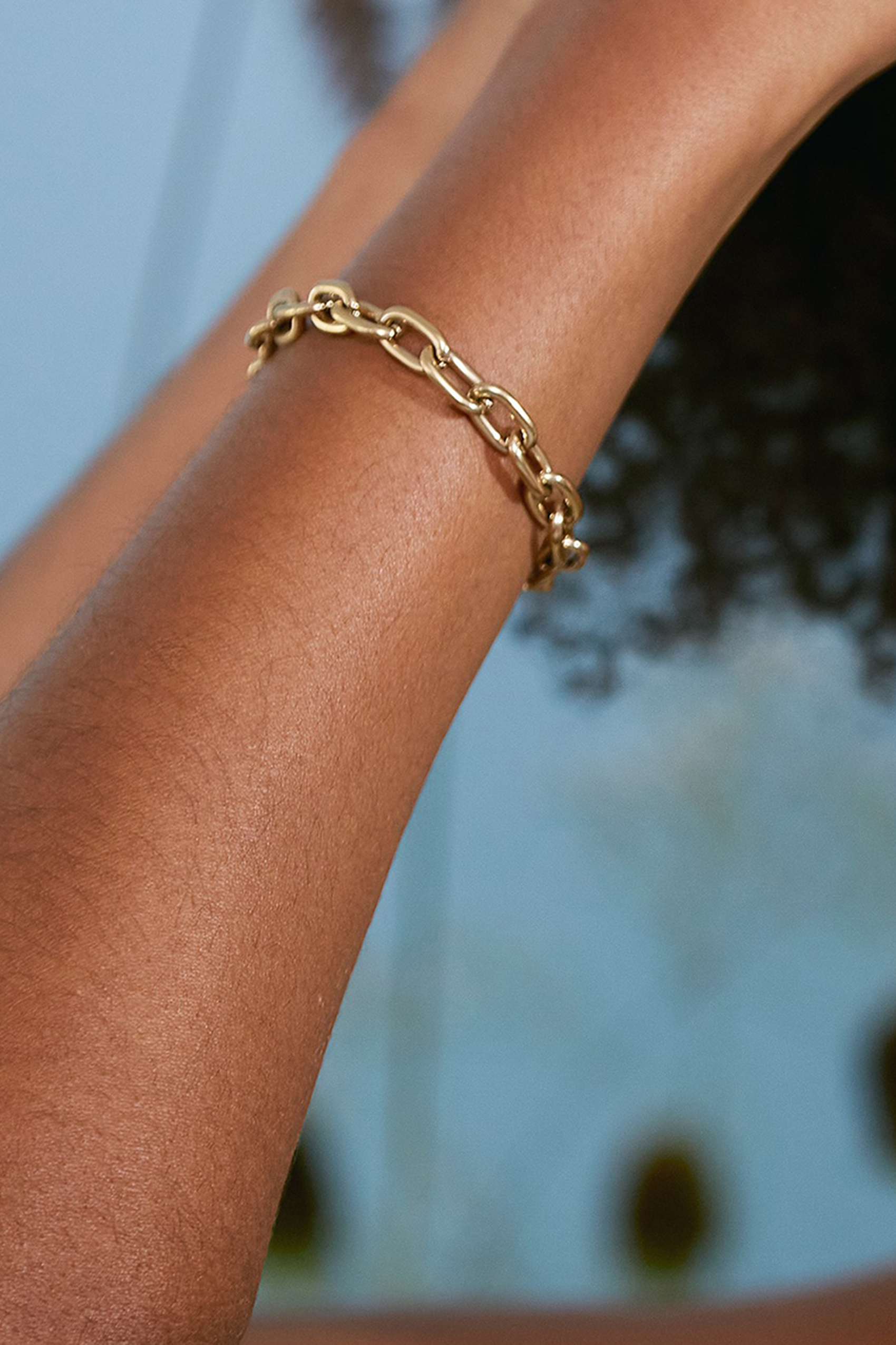 Trellis chain bracel