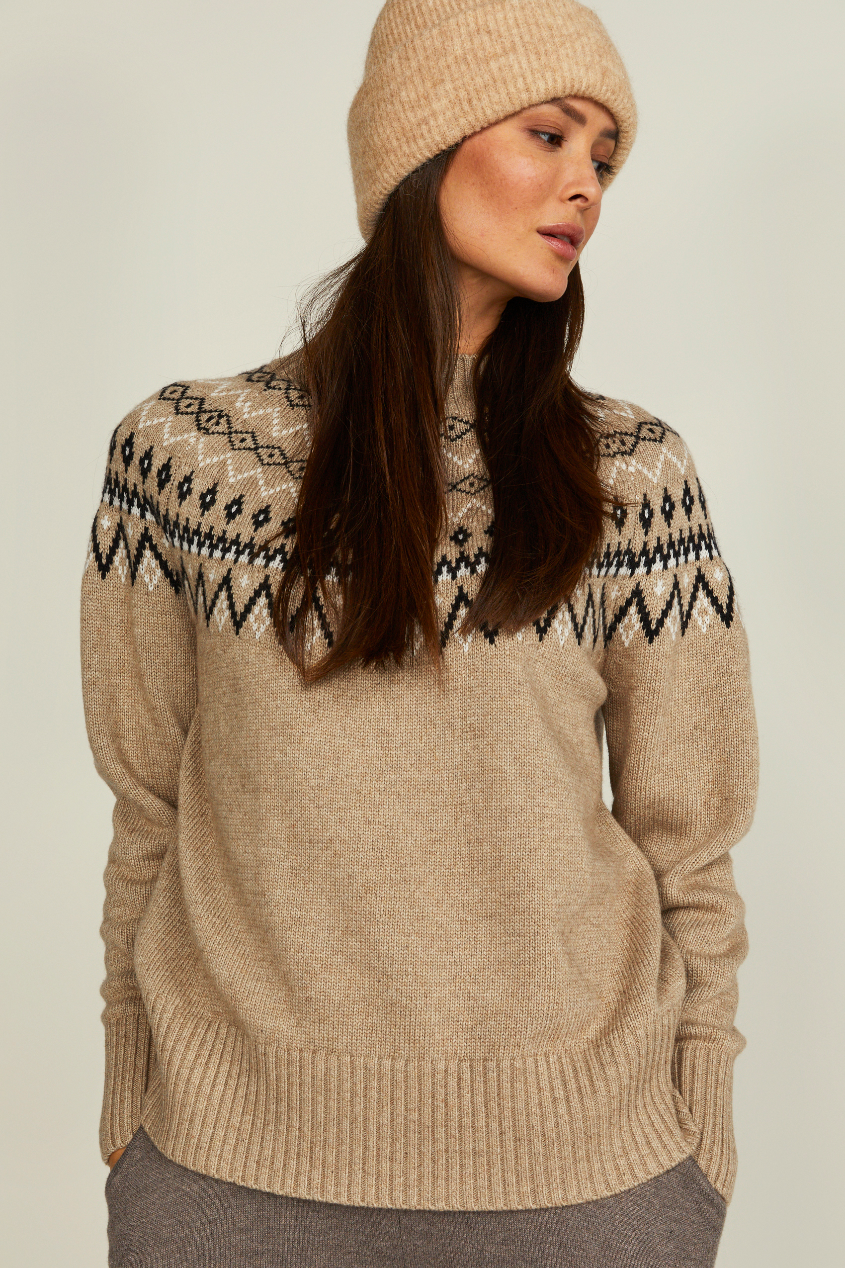 Simone jacquard knit