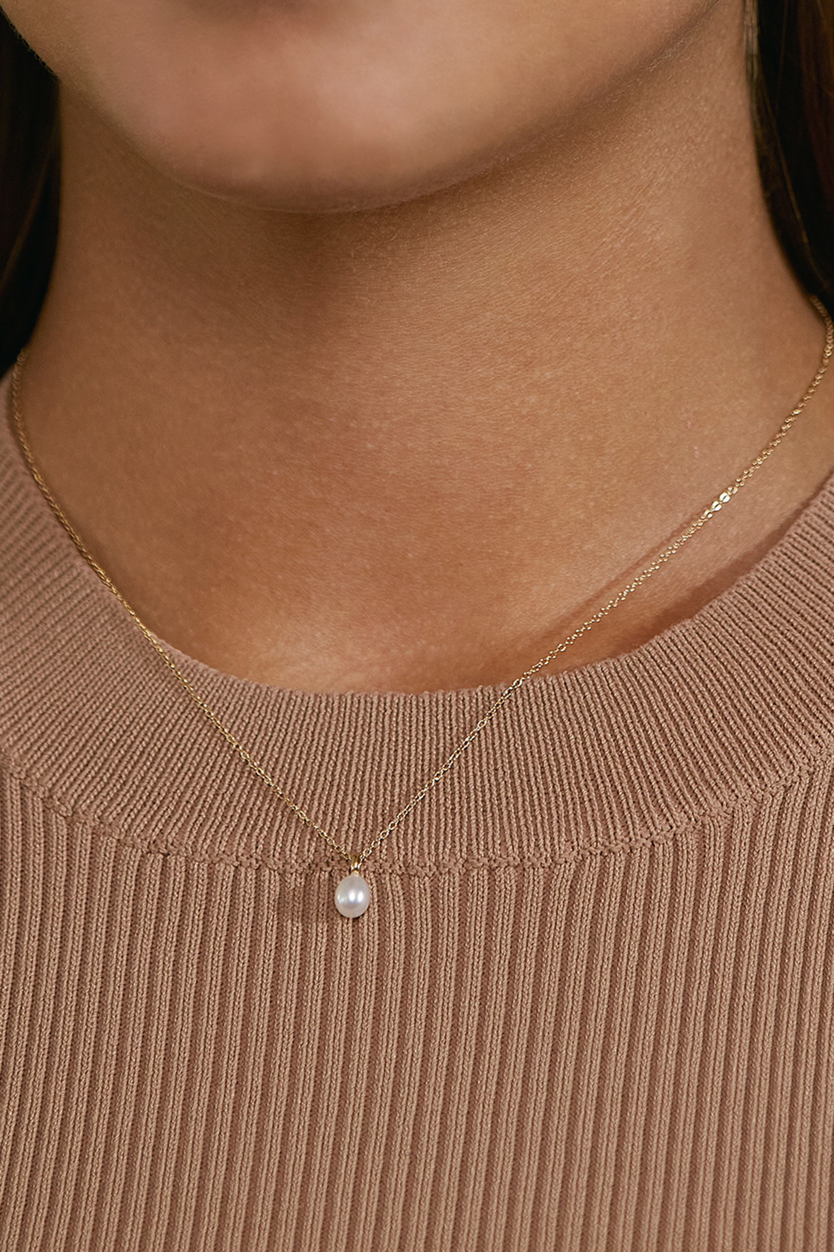 Perla necklace gold