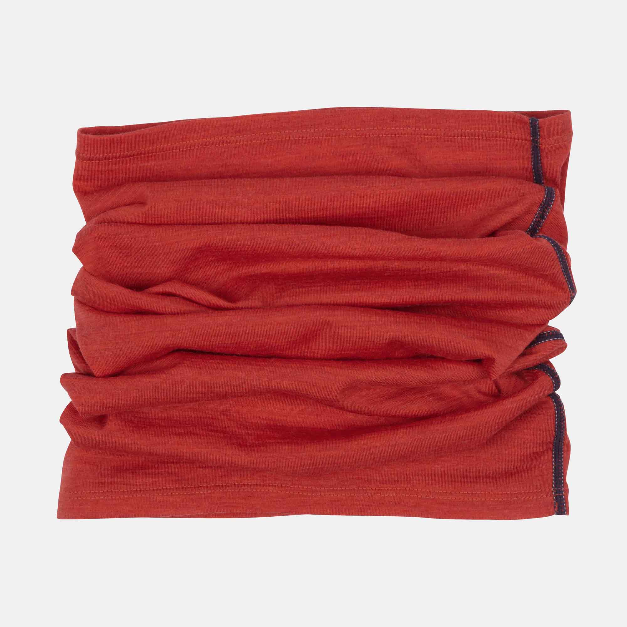 Tubhalsduk i Ull Merinoull - Red