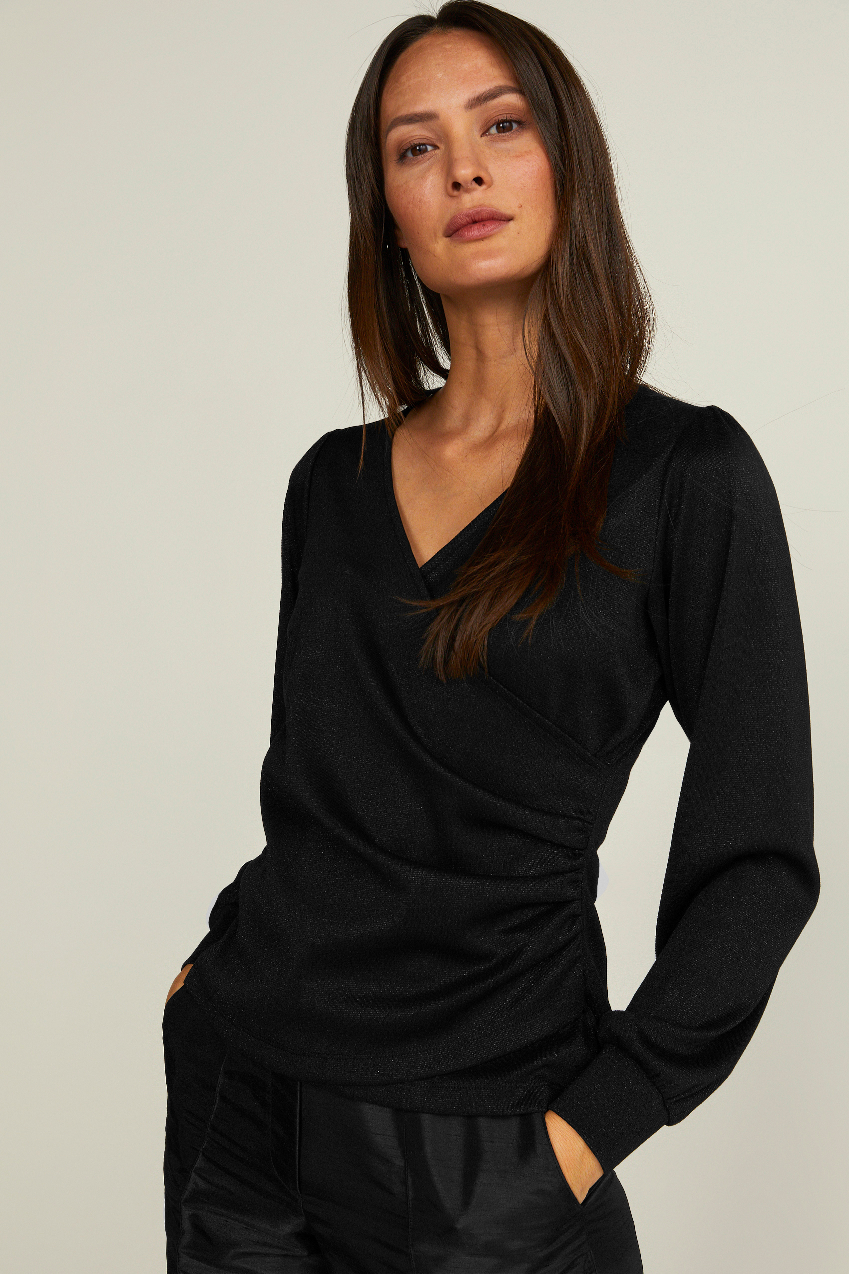 Felicia lurex wrap