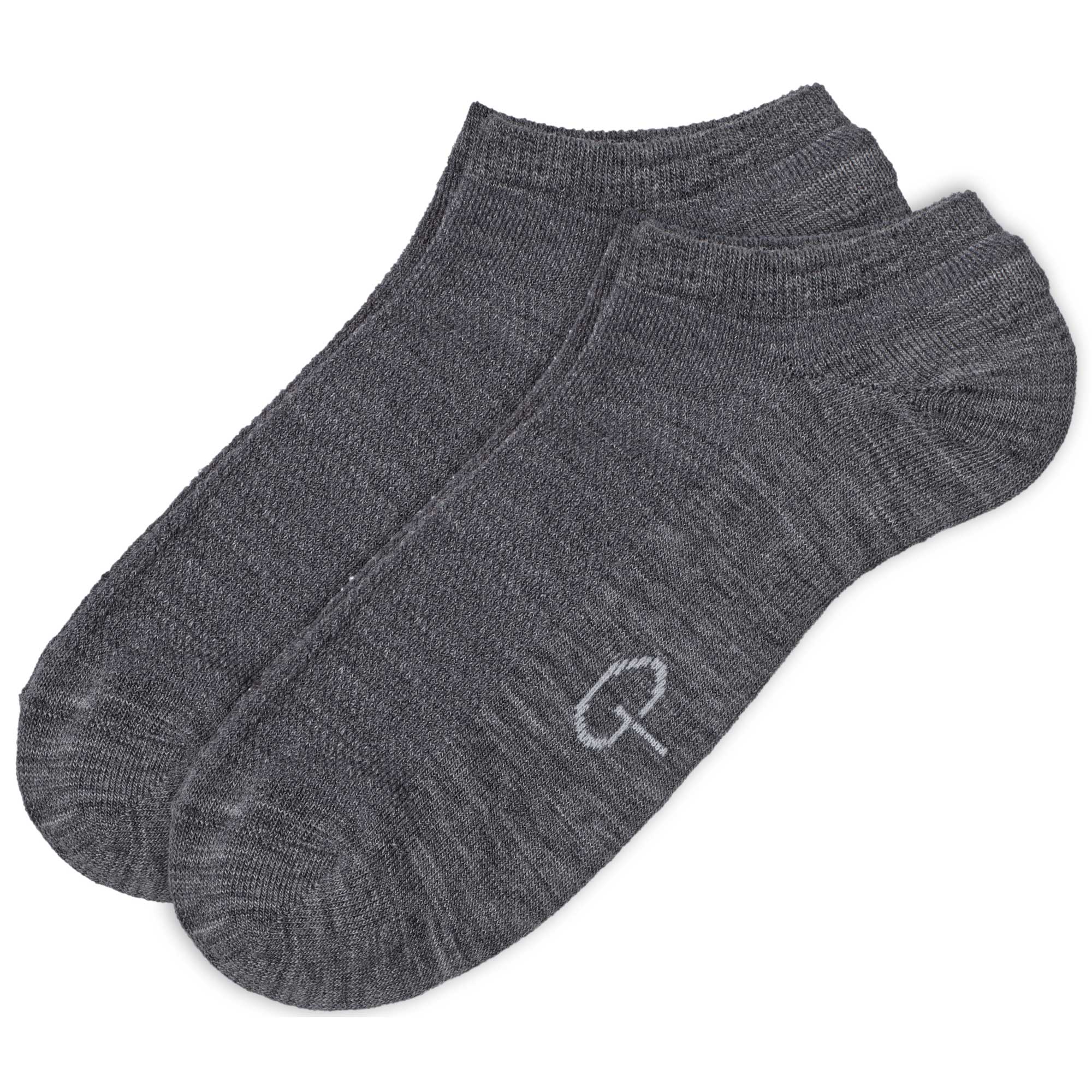 Ankelstrumpor i Ull 41-45 Merinoull - Grey