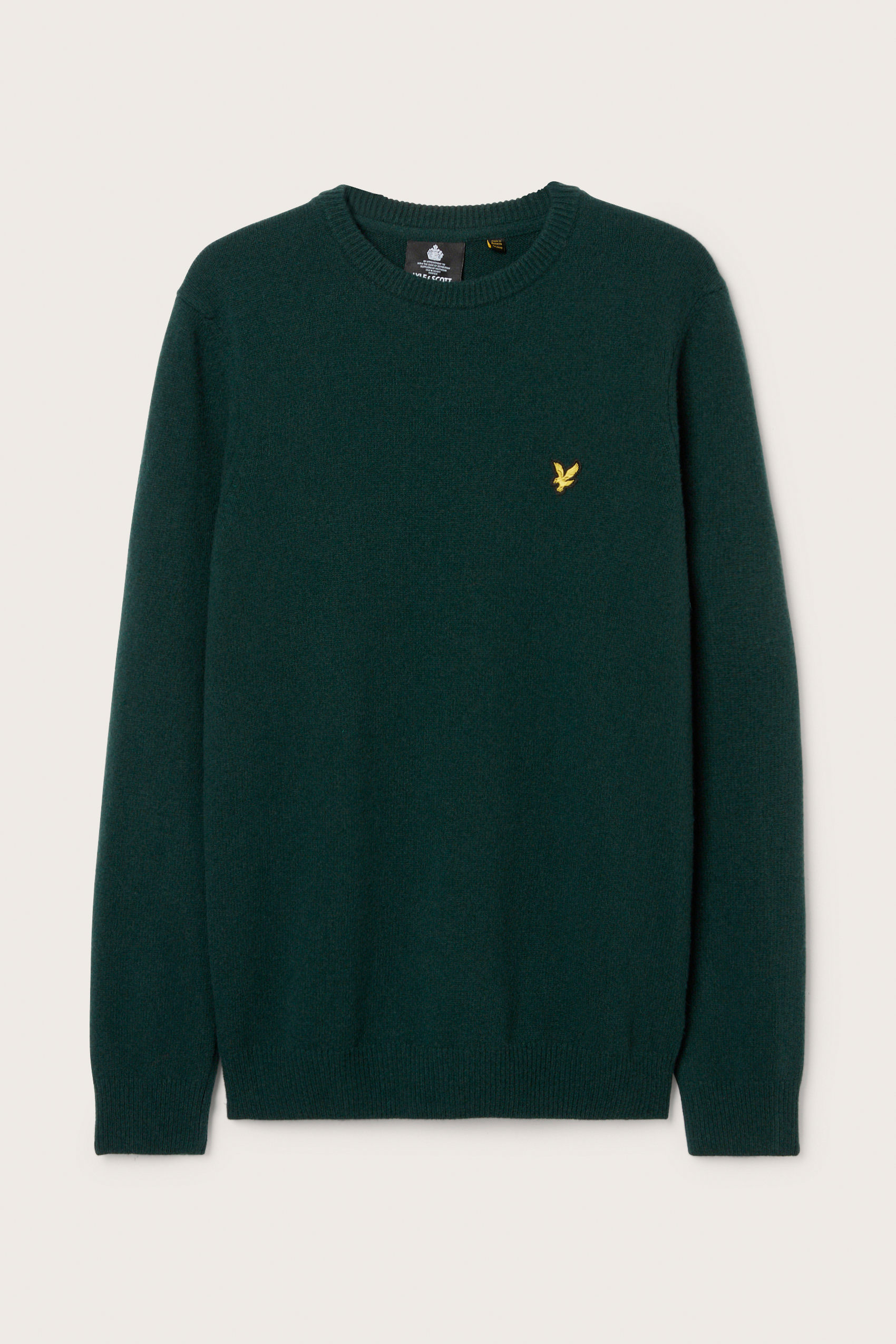Crew neck lambswool