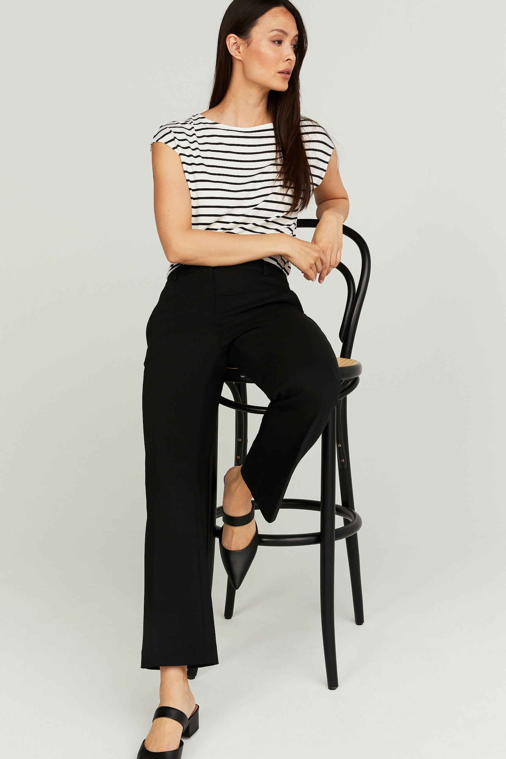 Desi cropped flare trs
