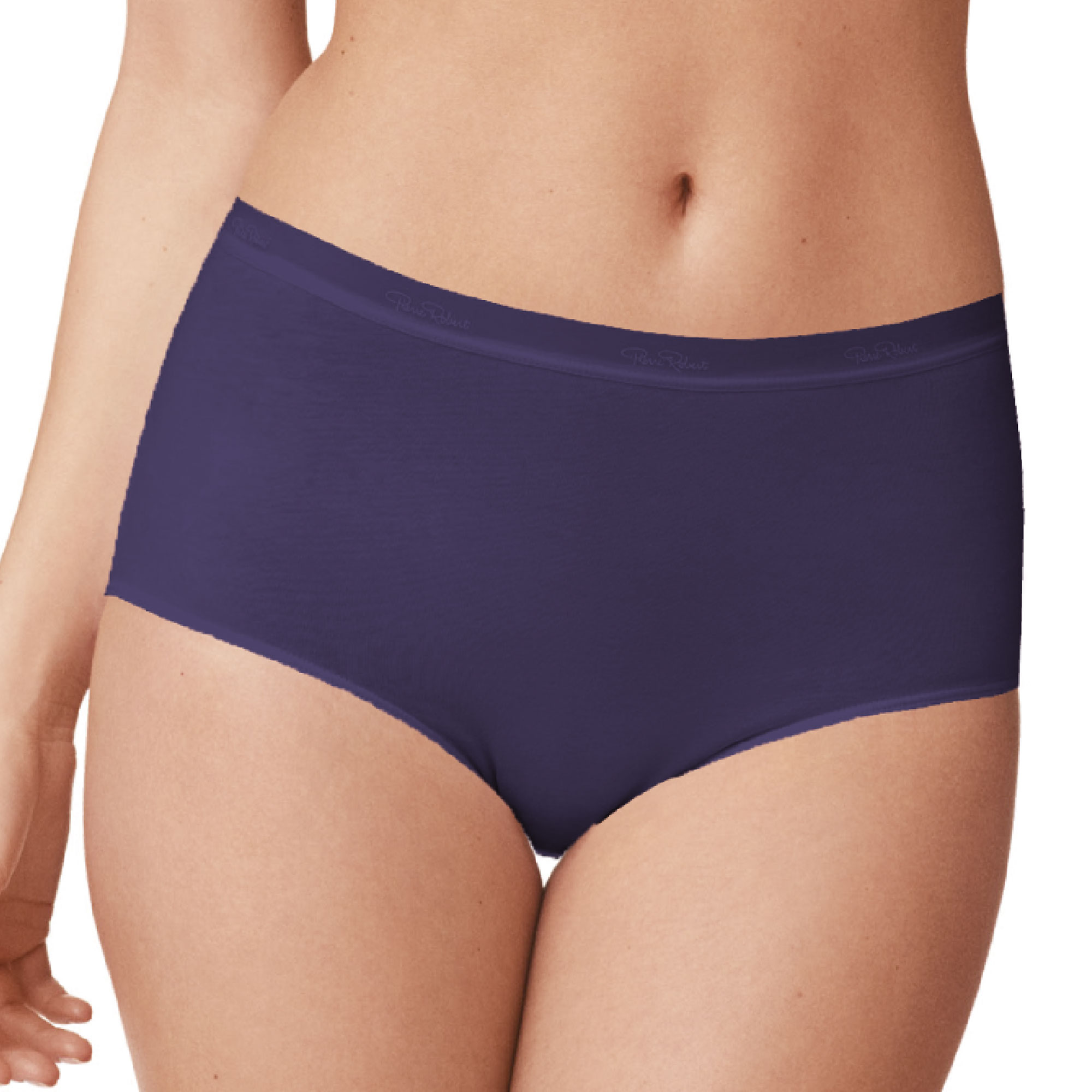 Trosor High Waist Ekologisk Bomull - Navy