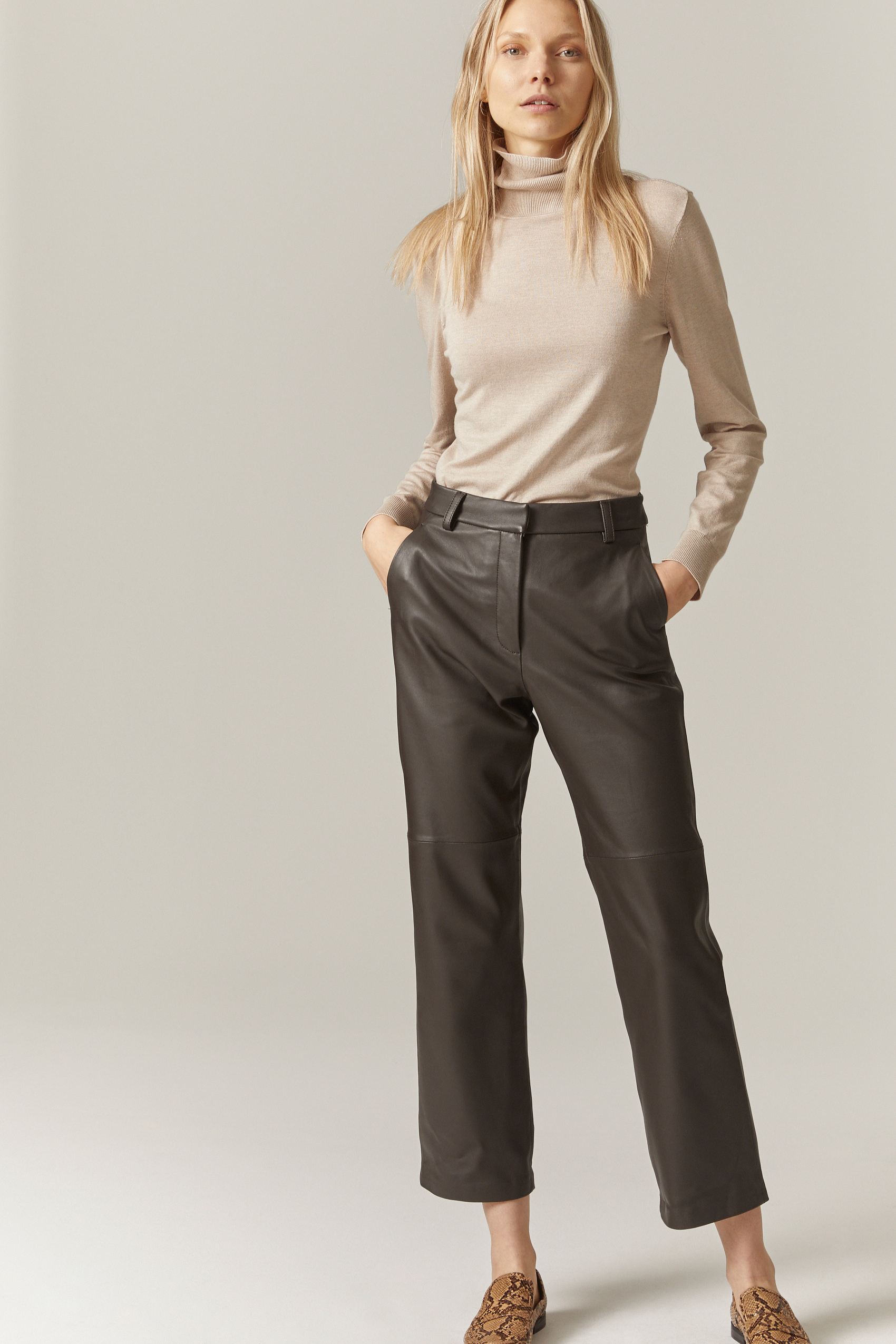 Milly leather trousers