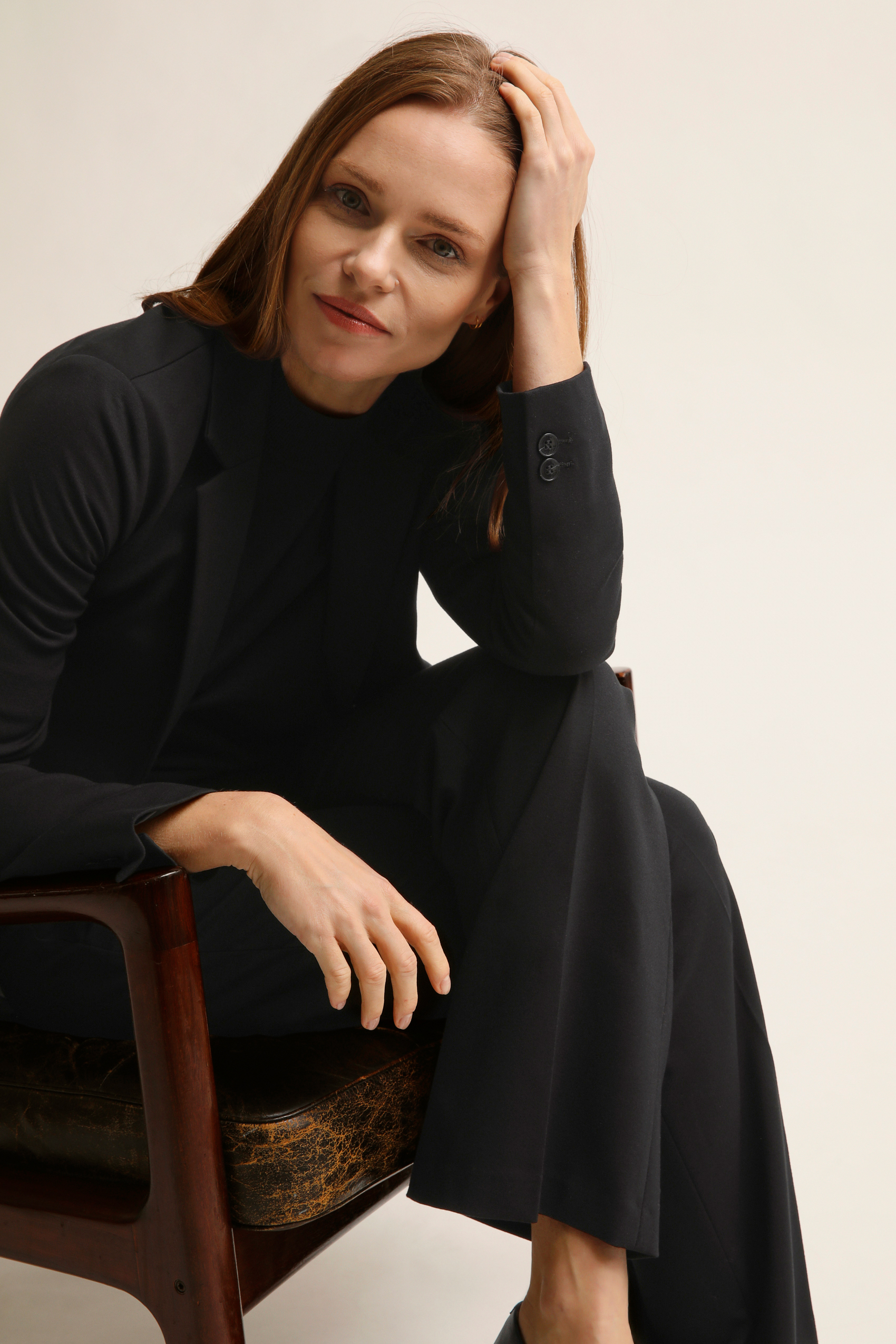Petra jersey blazer