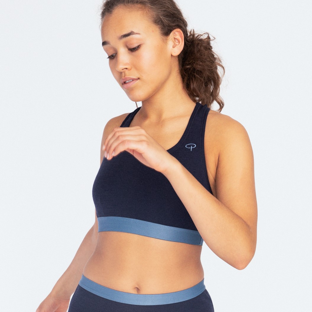 Sport-bh Merinoull - Navy