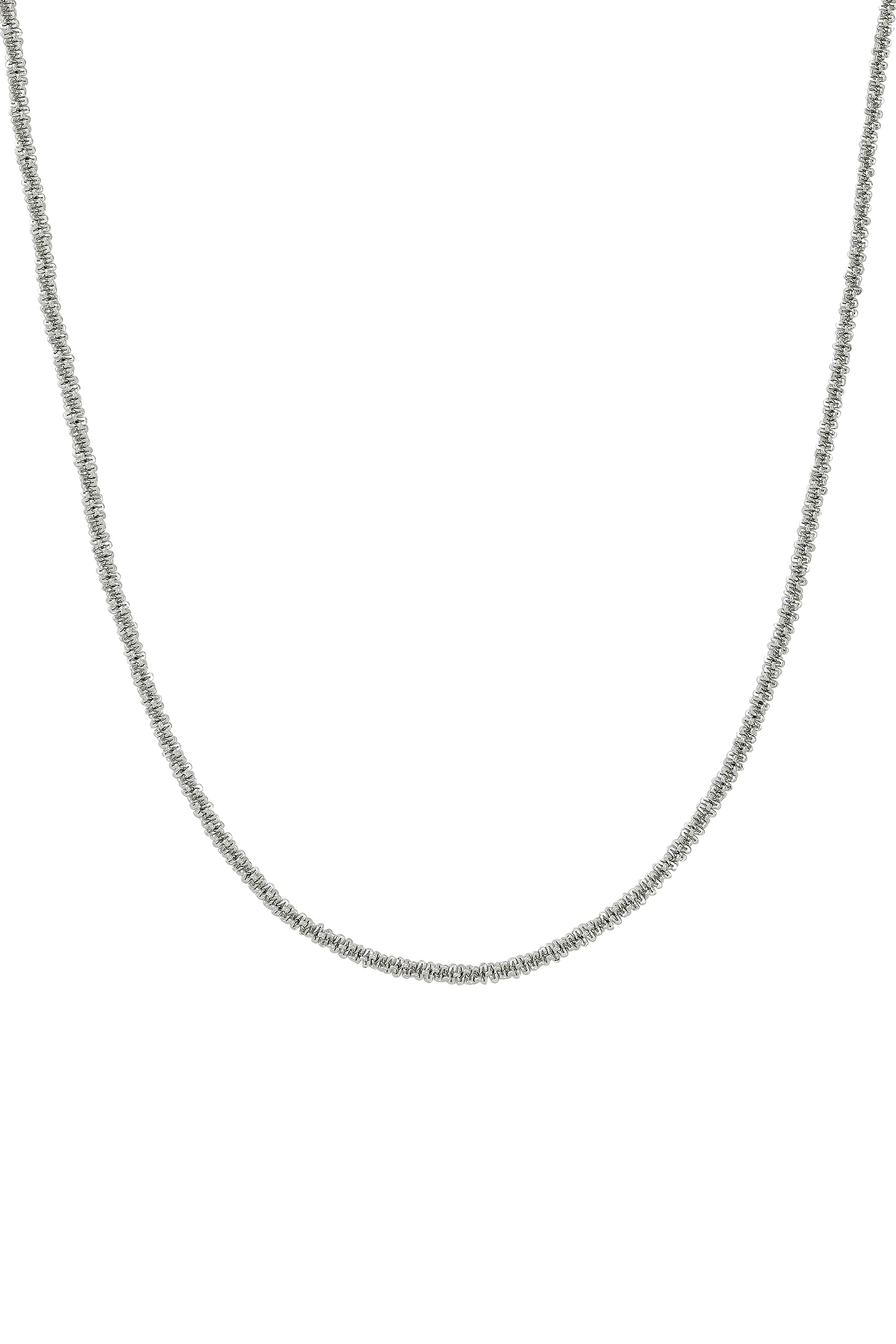 Tinsel necklace stee