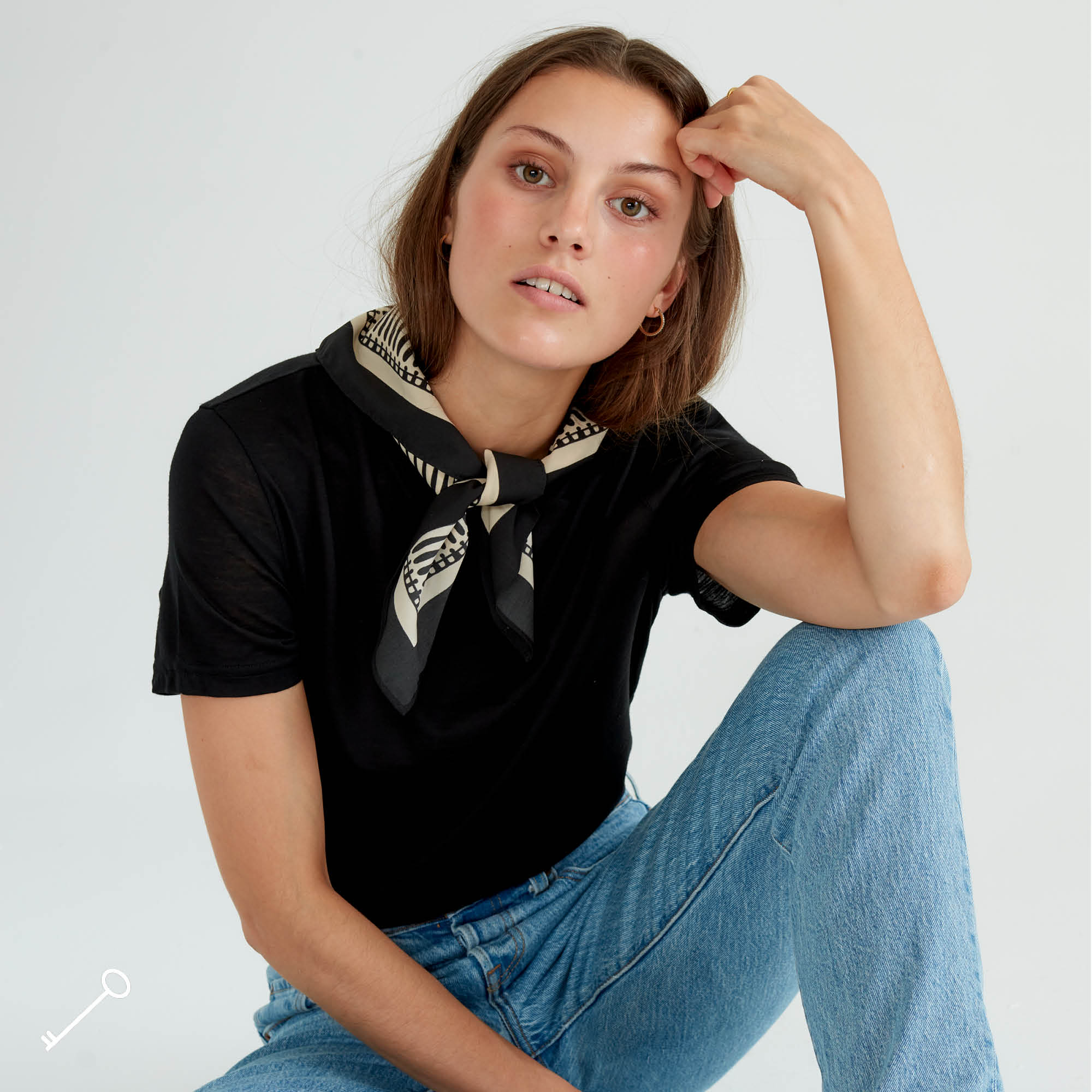 Loose Fit T-shirt Merinoull - Black