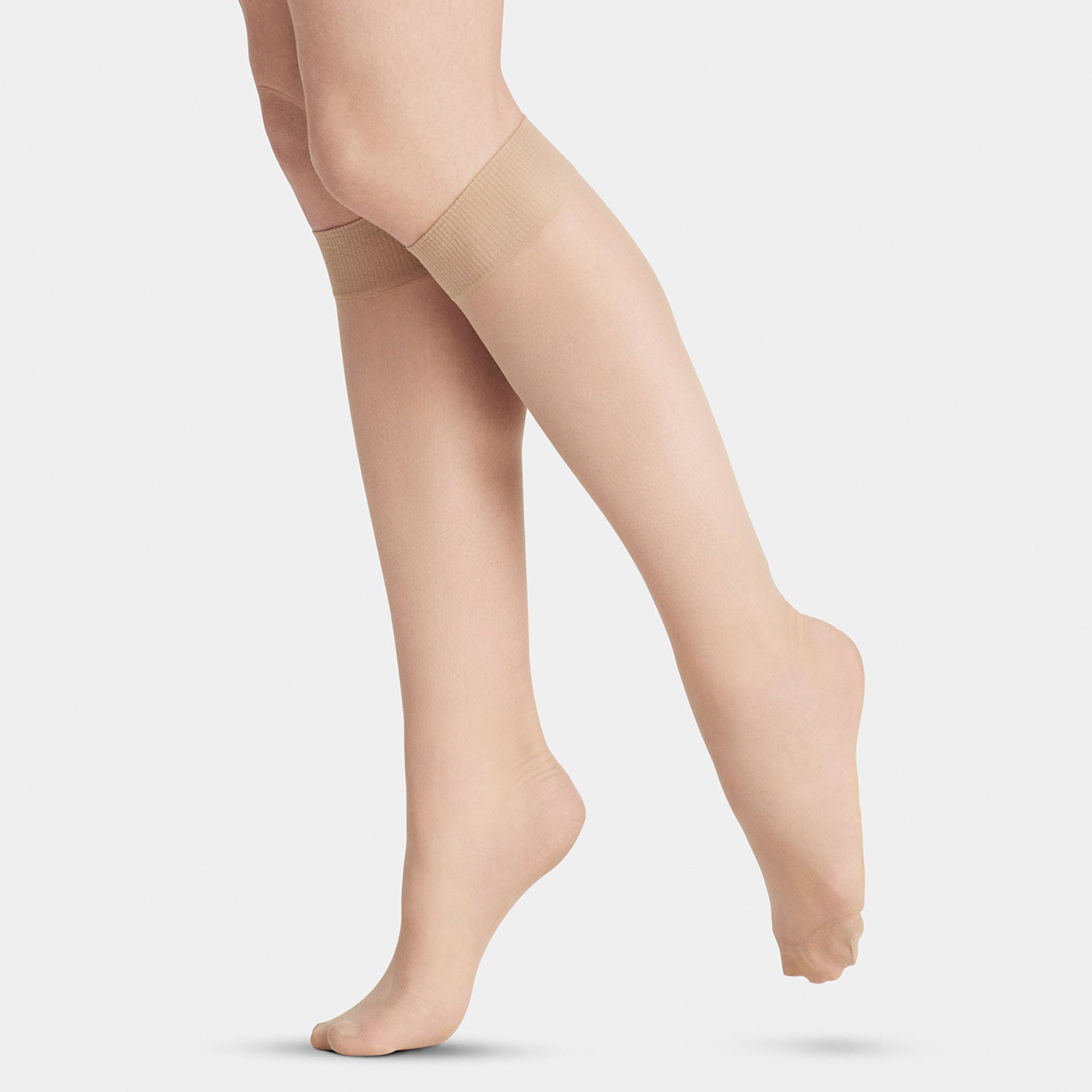 Knästrumpor 20 den x2 Nylon - Nude