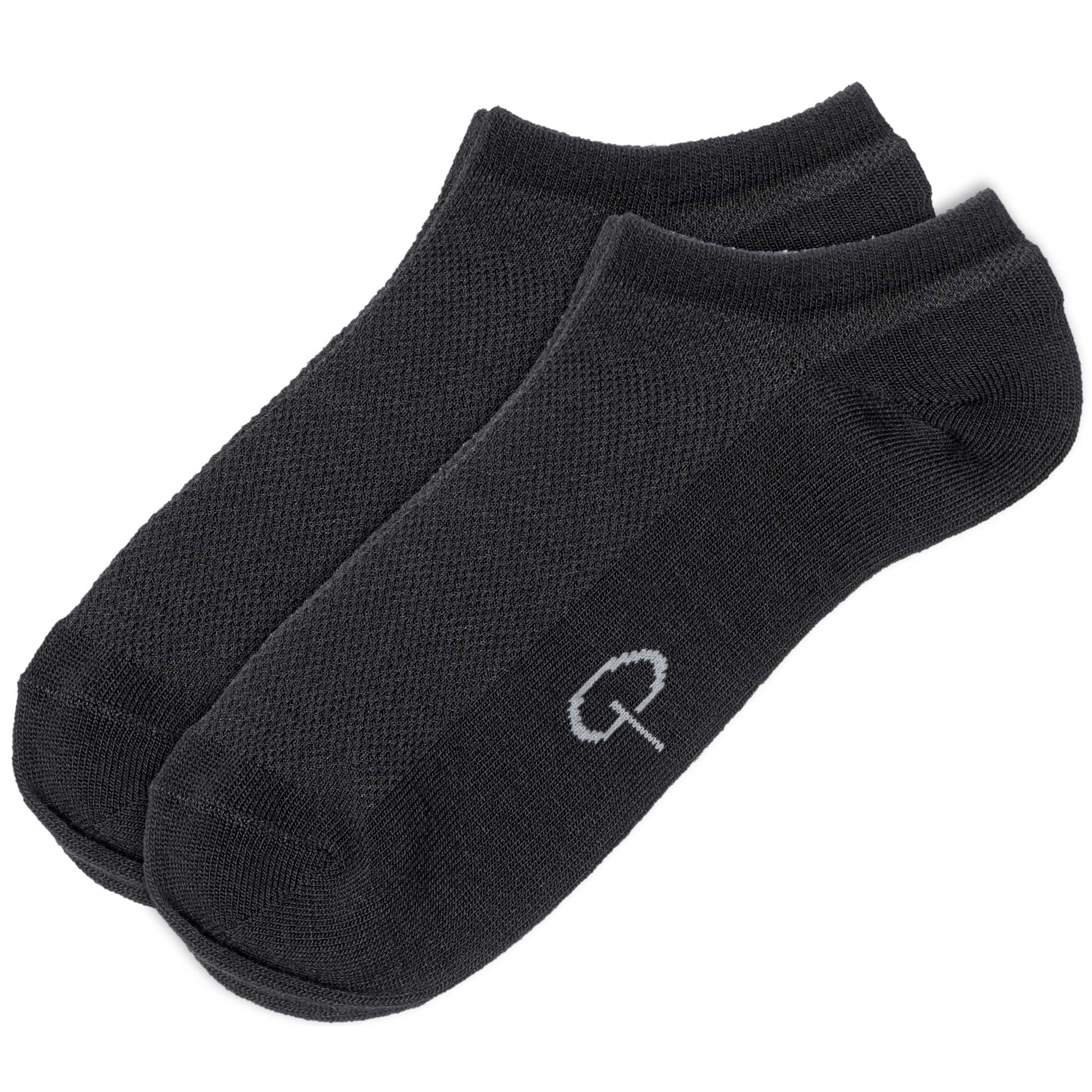 Ankelstrumpor i Ull 41-45 Merinoull - Black